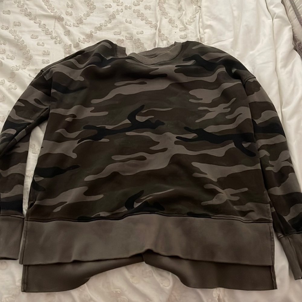 Camo Knit Sweater